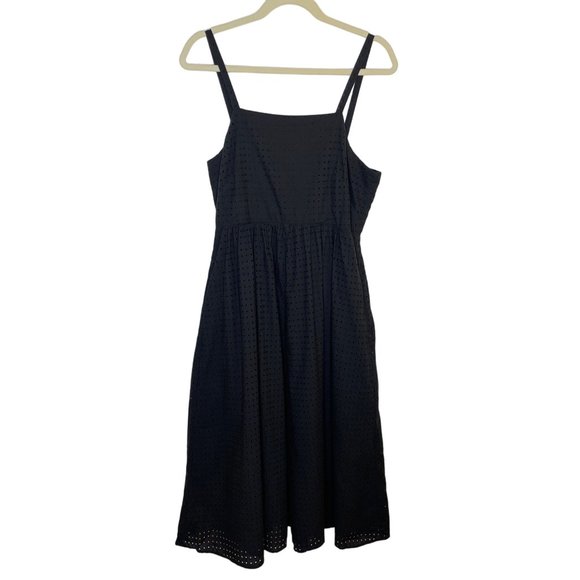 J. Crew Dresses & Skirts - J. Crew Black Eyelet Tie Back Sundress, 4P